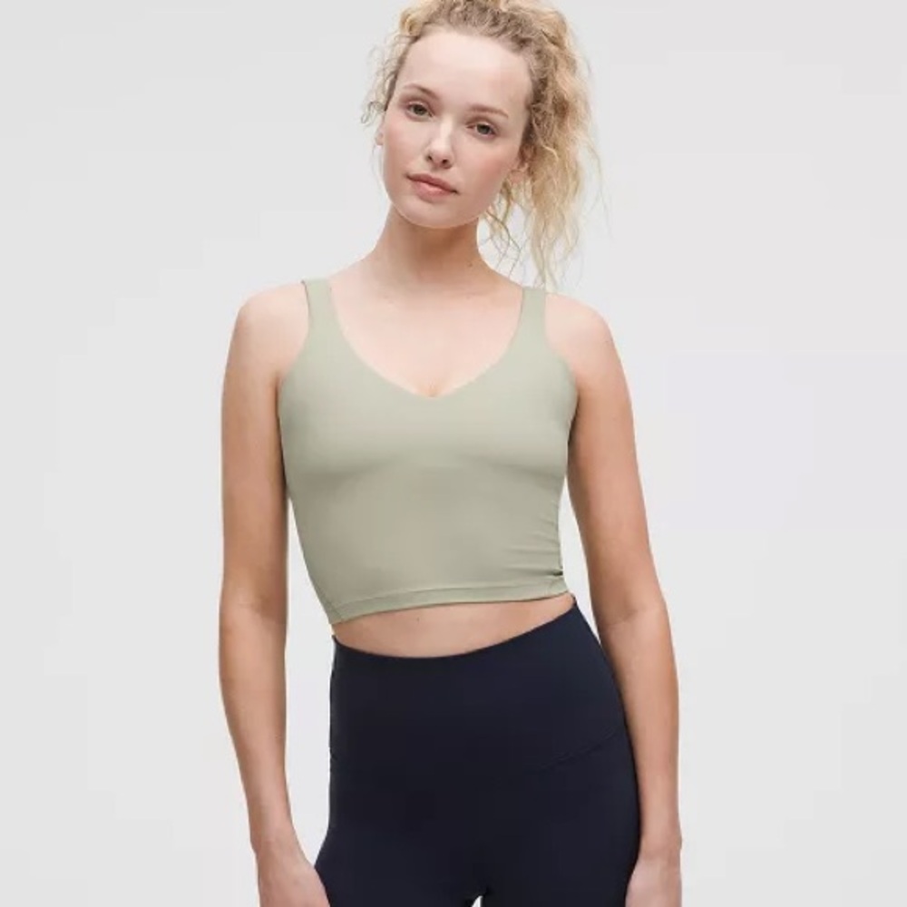 Lululemon Align Avocado Green V-Neck Tank Top - Picture 6 of 6